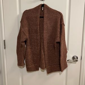 Free People Brown Cardigan